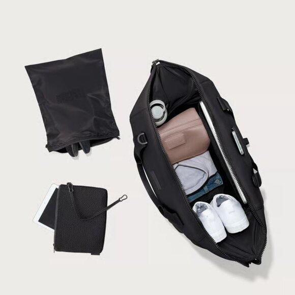 Dagne Dover Landon Neoprene Carryall Bag in Onyx, XL - Picture 7 of 16